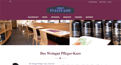 Desktop Screenshot of pfleger-karr.de